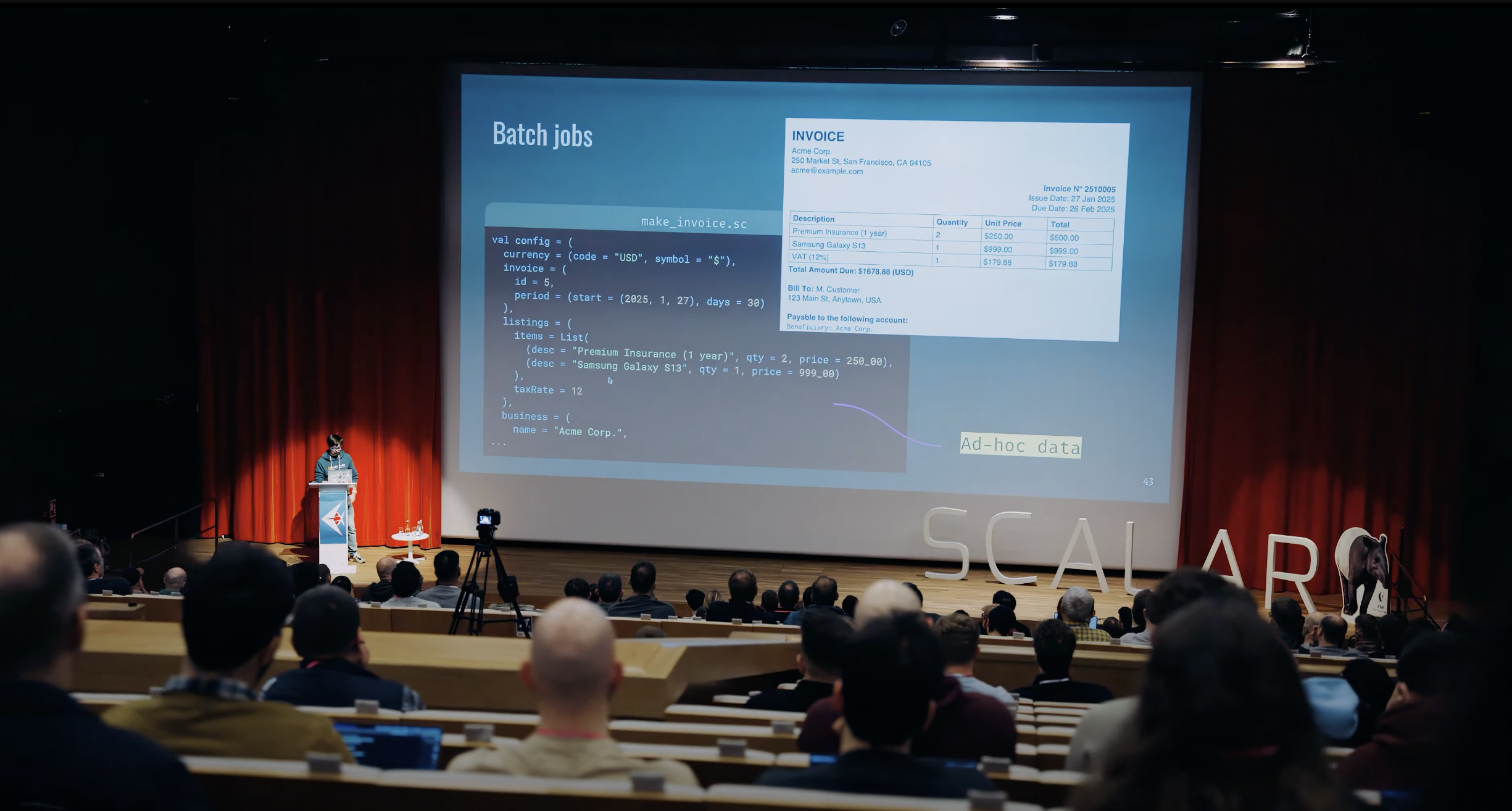 Scalar 2025 named tuples